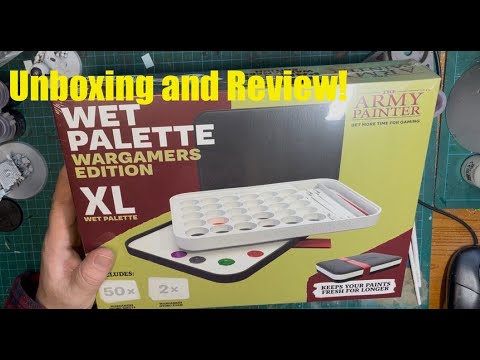 Army Painter Wet Palette XL Unboxing and review - YouTube