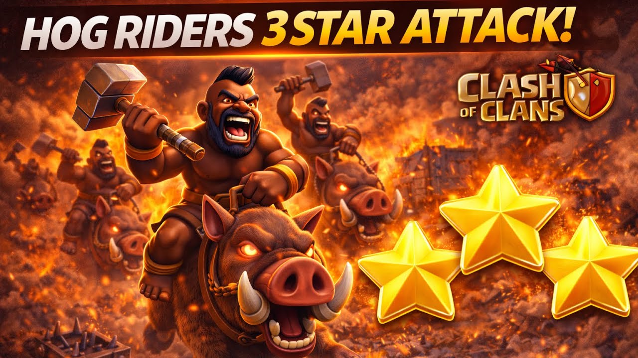 Hog Riders OP! 🐗 INSANE 3 Star Attack | Clash of Clans
