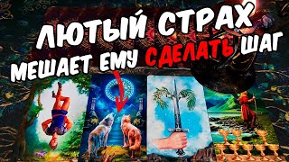 ЛЮТЫЙ СТРАХ❗ Что Ему мешает сделать Шаг? Чего Он Боится? 🍂🧡♣️ таро расклад на мужчину, коррекция