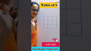 Table of 3 || Multiplication table of 3 #maths #shortsfeed  #shorts #ytshorts