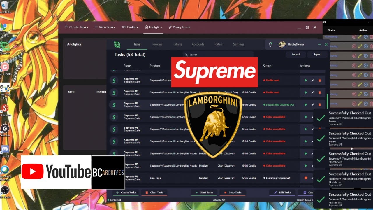 SUPREME LAMBORGHINI WEEK 6 LIVE COP!