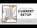 NEW Filofax Personal Size Setup + Flipthrough | Purse Planner | At Home With Quita
