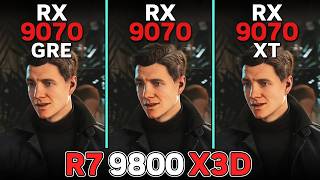 RX 9070 GRE vs RX 9070 vs RX 9070 XT | Ryzen 7 9800X3D | Tested in 15 games @JegsTV