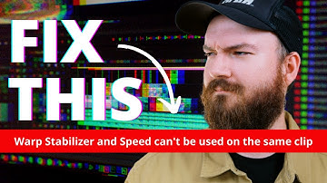 How to Use Warp Stabilizer and Speed on the SAME Clip | Adobe Premiere Pro Tutorial