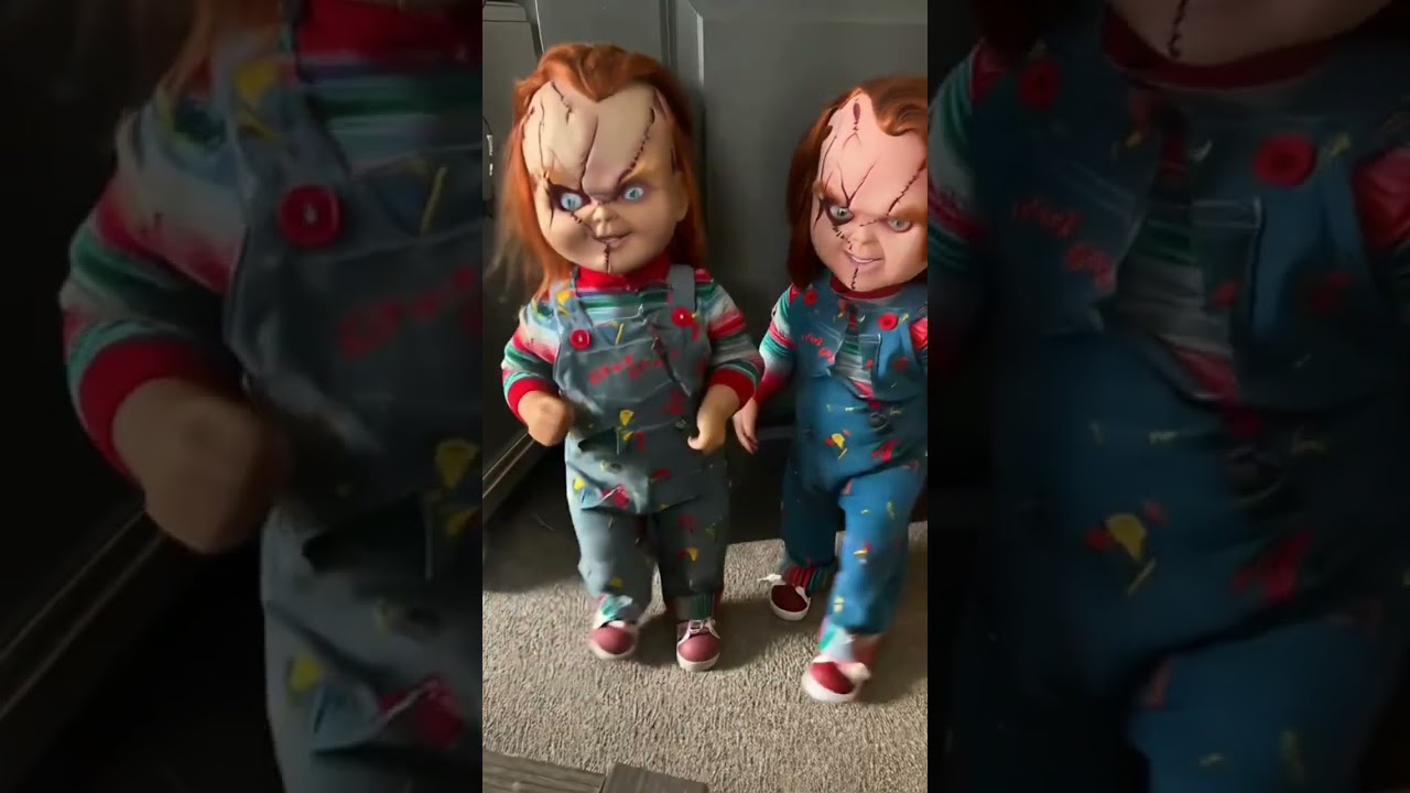 Scarred Chucky dolls 