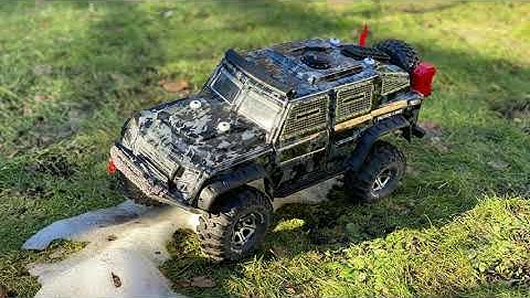 Test av SkyRC Cheetah 1/10th CS60 60A Sensored ESC med 1600kv motor i min Traxxas TRX-4.