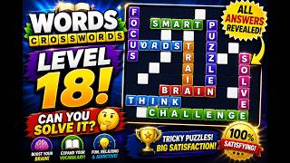 Words Crosswords Level 18 Walkthrough Full Gameplay All Answers