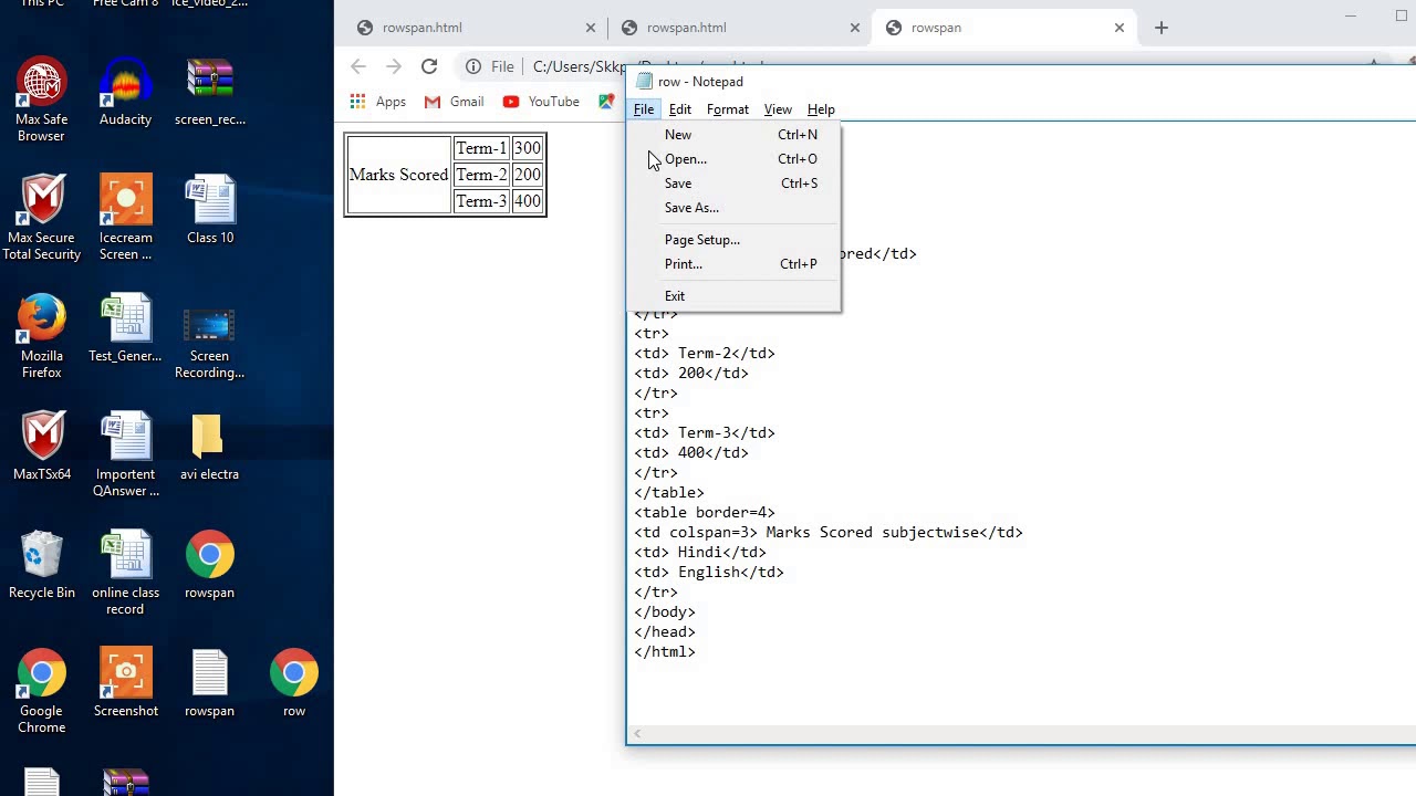 Class-10 lesson 4 html-2 part-5 - YouTube