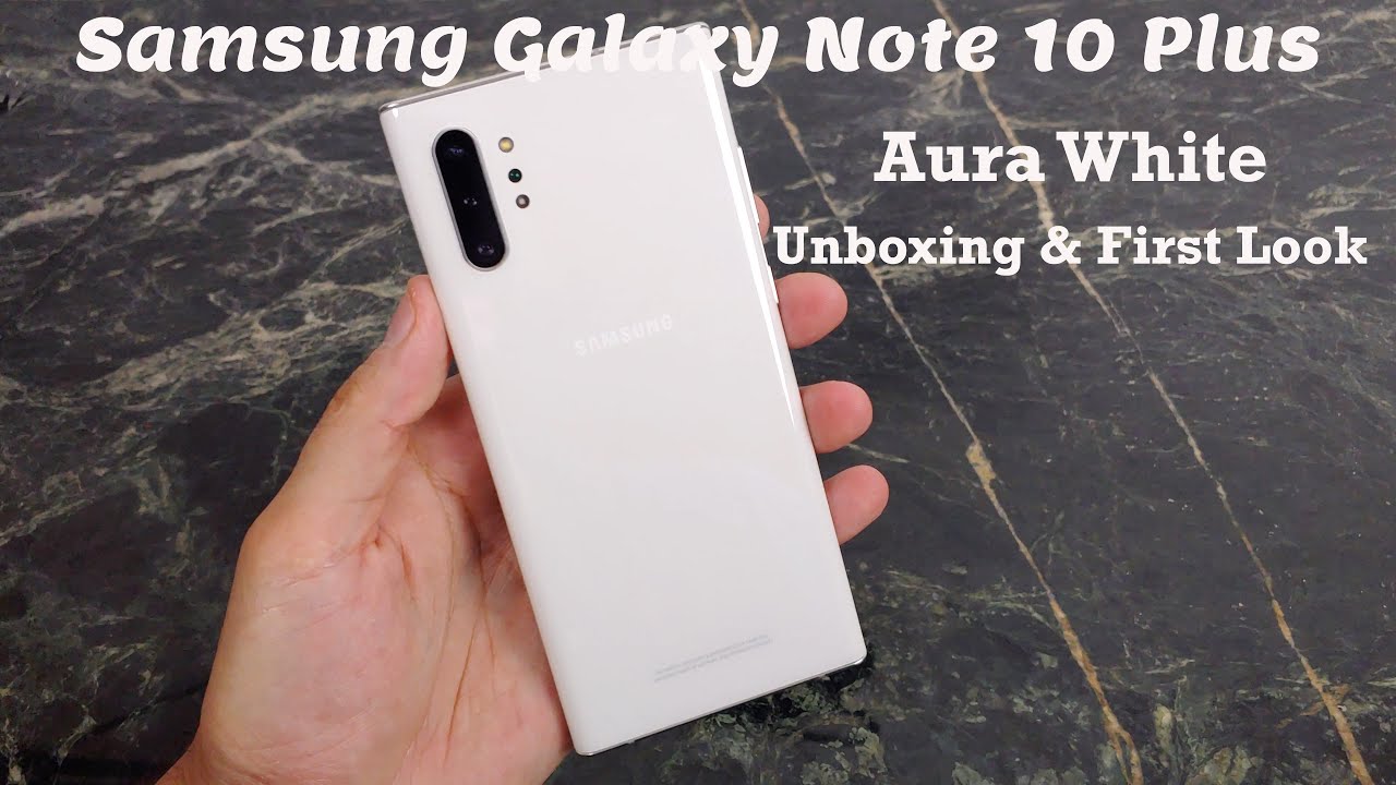 【リフレッシュ品】Galaxy Note10+　オーラホワイト