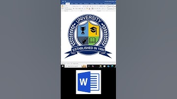 School Logo in MS Word🏅🏆 #shorts #msword #shortvideo #short