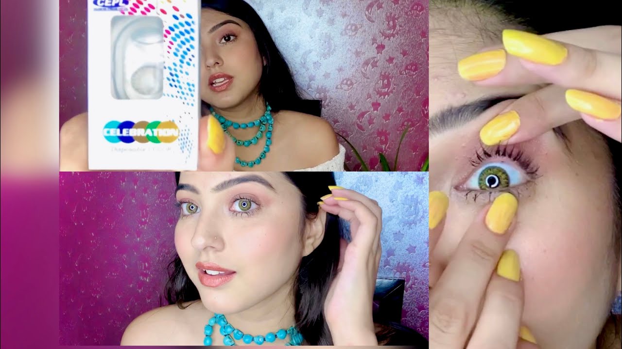 How to wear contact lens with tips/can I wear contact lenses for cabin