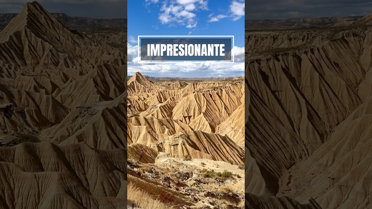 Así es el paisaje más IMPRESIONANTE de ESPAÑA (Bardenas Reales, Navarra)