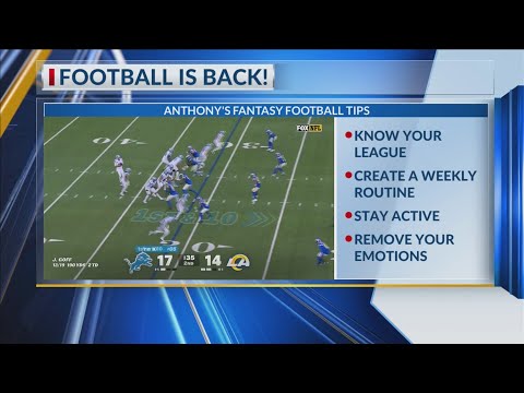 Anthony Vasquez's fantasy football tips