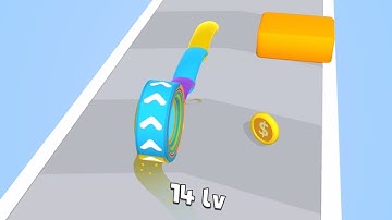 MAX LEVEL in Peel Runner 3D Gameplay Android,iOS (Levels 1-4)