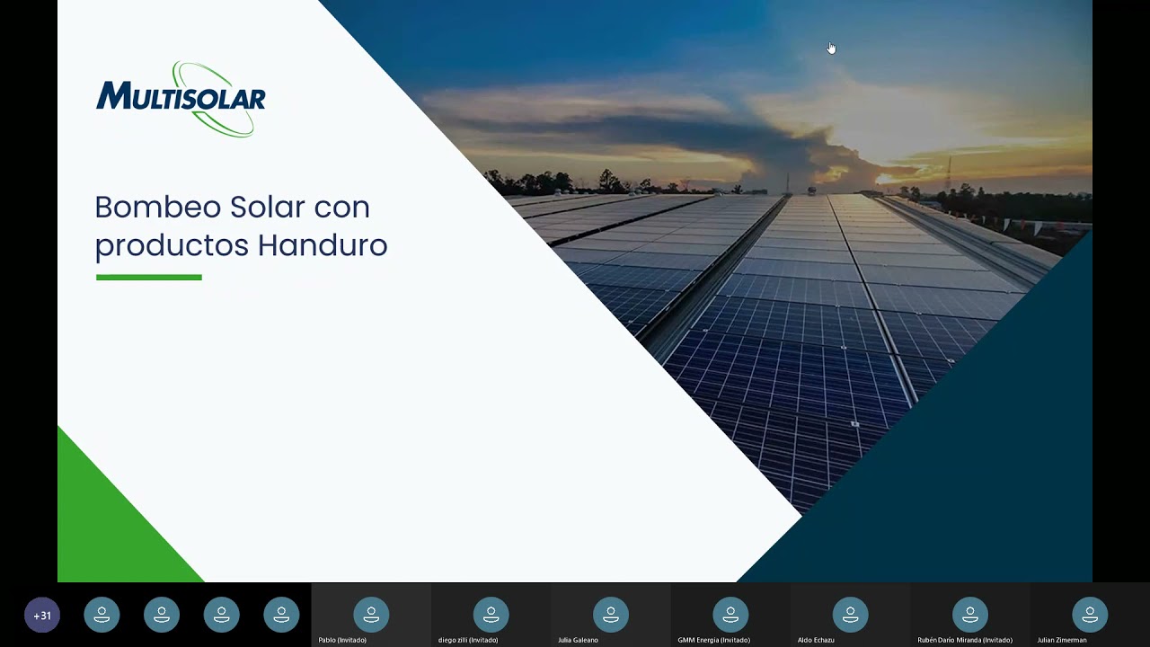 Presentación Bombeo Solar Handuro Multisolar Argentina