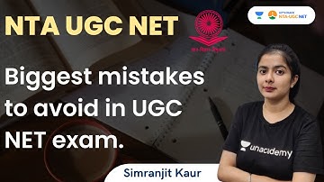 What are the biggest mistakes to avoid in UGC NET Exam?  | UGC NET  | Simranjit Kaur