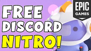 How To Get DISCORD NITRO FREE With Epic Games!! | Fastest Method