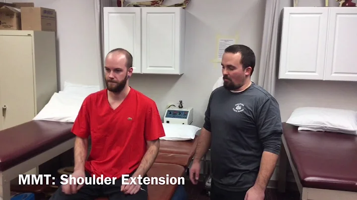 MMT: Shoulder Extension