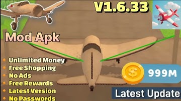 Epic Plane Evolution Mod Apk v1.6.33 Unlimited Money No Ads Free Rewards Latest Version 2025