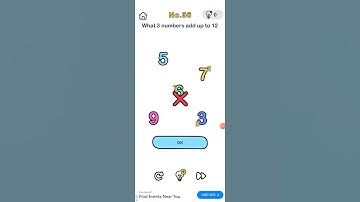 brain out level 36 what 3 numbers add up to 12