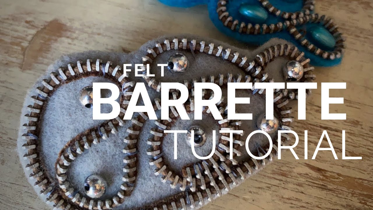 How to: create your own Zipper Barrette