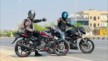 2024 Bajaj Pulsar N160 Vs 2024 Bajaj Pulsar 150 || Drag Race 😱