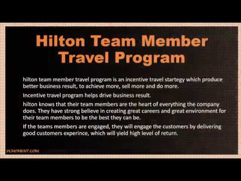 hilton travel agent education