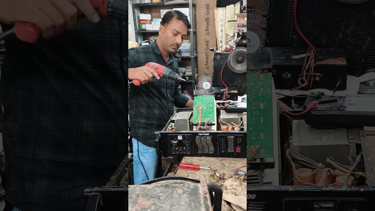 stranger machine PBT 1000 wat stranger amplifier 1000 watt repair