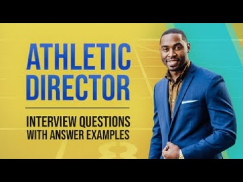 Athletic Director Interview Questions with Answer Examples 