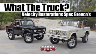 Coyote Powered Spec Bronco's by Velocity Restorations | What The Truck? Ep:44 | Ford Era