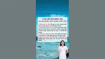 4 Sai Lầm Khi Uống Trà Tự Hại Mình, Rút Ngắn Tuổi Thọ #dsdaiminh #shorts #dinhduong #health