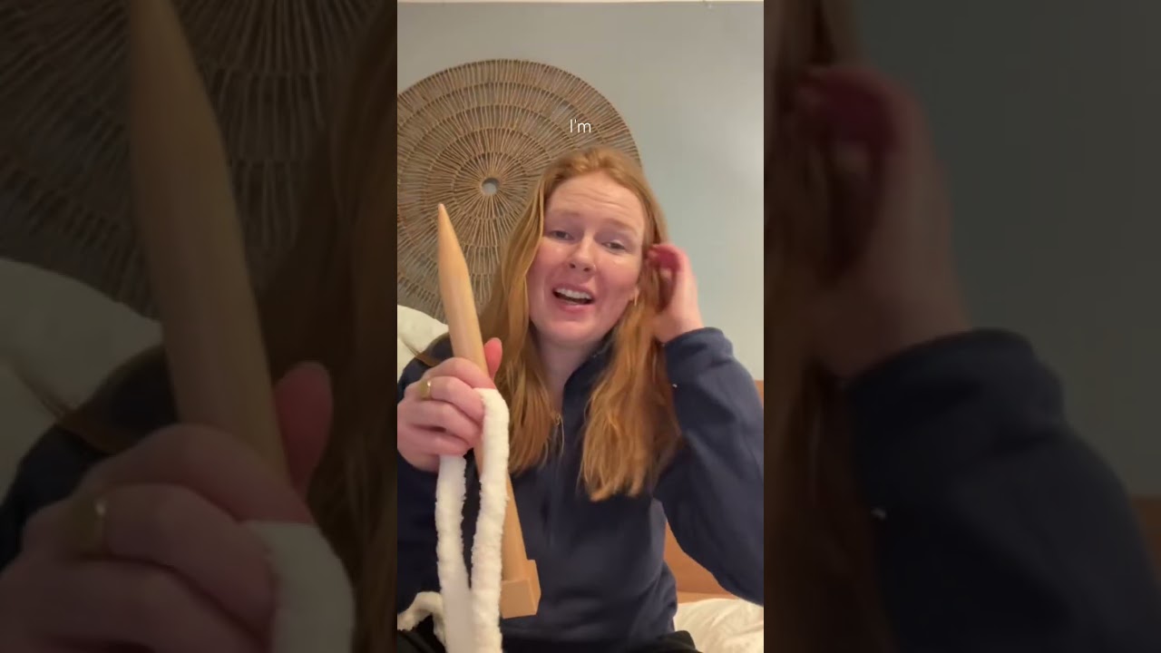 Knit my bipolar mood blanket with me! #bipolar #knitting #mentalhealthmatters #mentalhealth