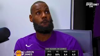 Lebron James Blatantly Lies to Reporters About Foot Injury😂 Los Angeles Lakers VS Chicago Bulls NBA