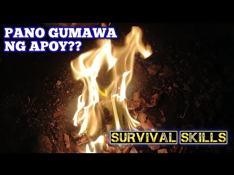 Video: Paano Gumawa Ng Apoy Na Walang Tugma
