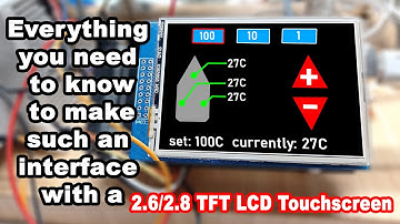 How to use a 2.6/2.8 TFT LCD Touchscreen - Adafruit GFX - Luis Geissler