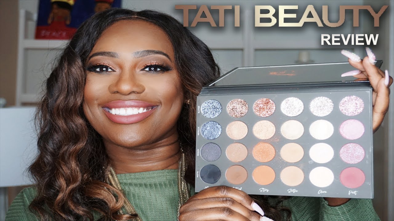 Tati Color Tati Beauty Textured Neutrals Review | Soft Glam Tutorial | - YouTube