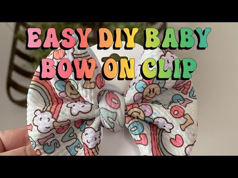 EASY Fast Clip Bow Tutorial | Bullet Fabric | Small Business