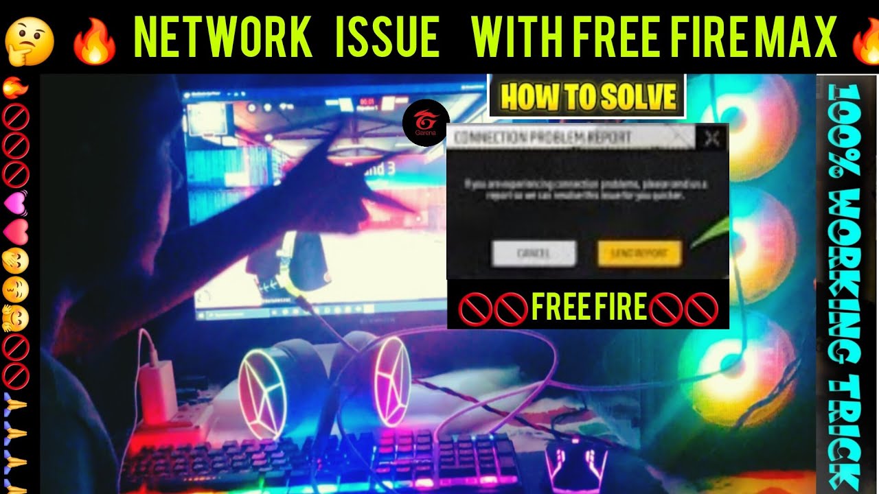 NETWORK ISSUE WITH FREE FIRE MAX || HOW TO SOLVE THIS PROBLEM | FREE ...