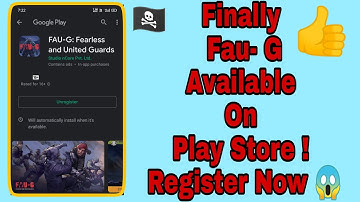 Finally Fau-G Available On Play Store 😀 register Now 🔥👍