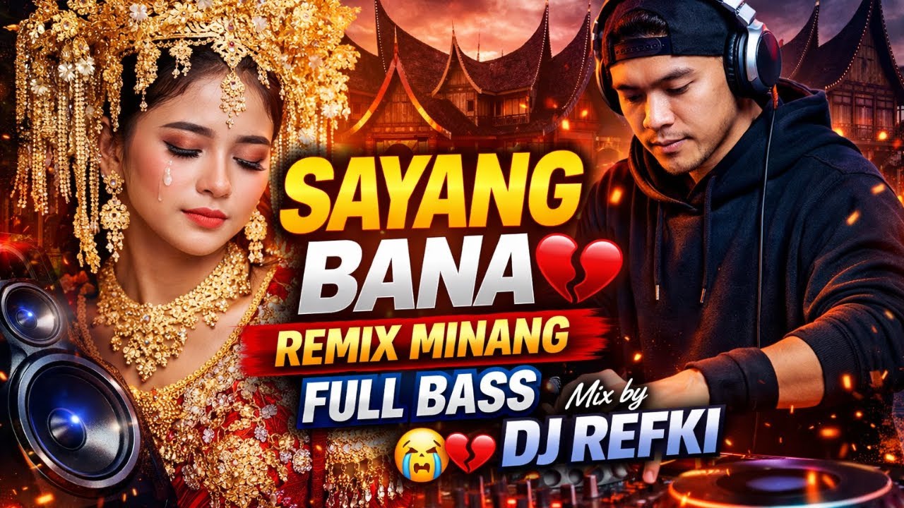 SAYANG BANA 😭💔 Remix Minang Full Bass | Mix by DJ REFKI 