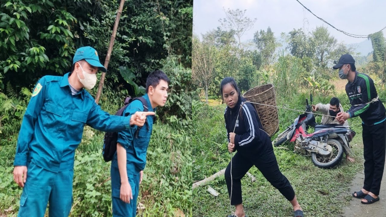 The single mother bravely overcame her fears and fought the villain to protect the kind man.