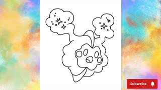 Comment Dessiner Cosmog Pokémon