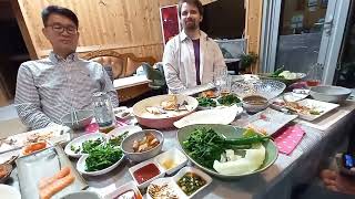 Dinner at mountain Jiri with Tatu