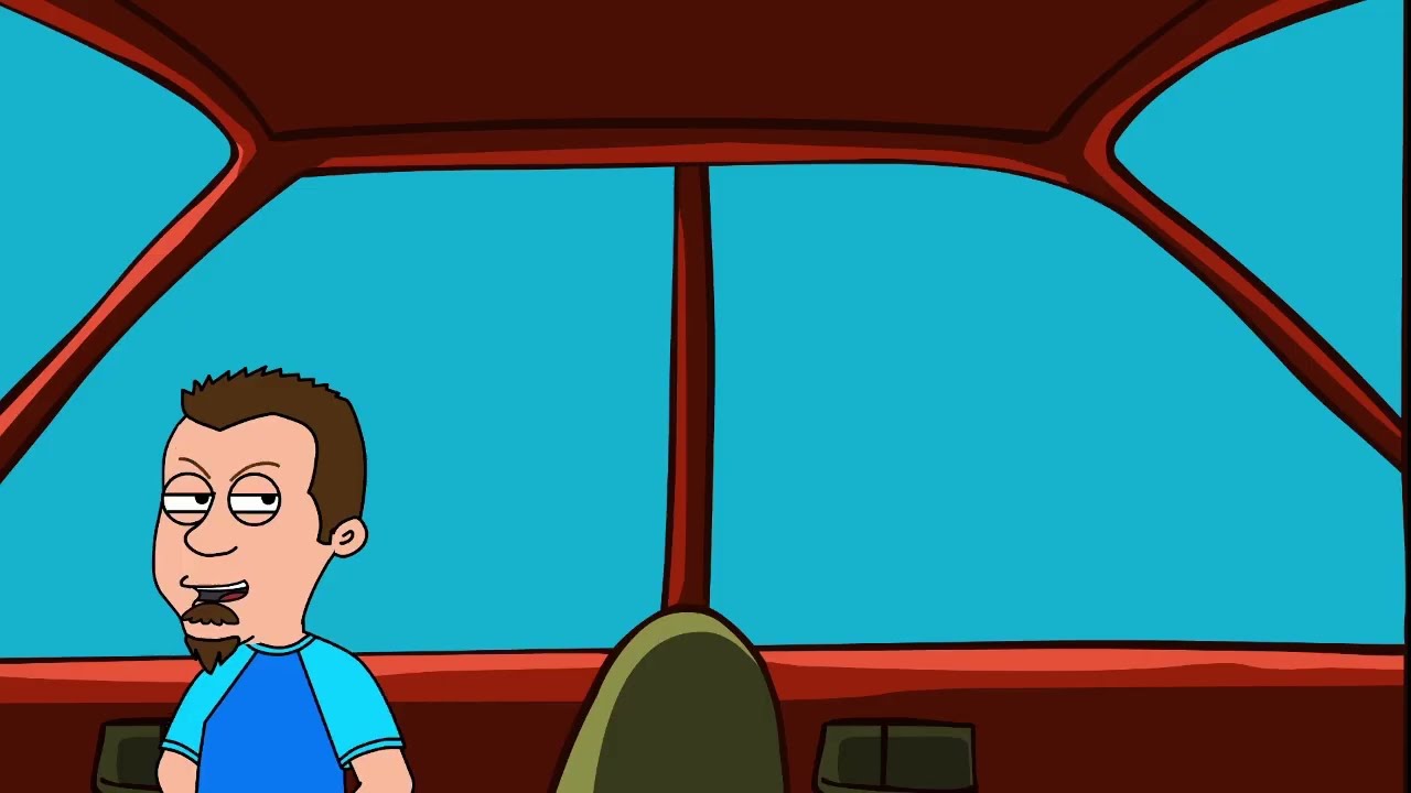 Парень на Хаммере, но воссозданный в GoAnimate.