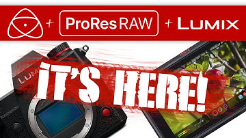 It’s Here!! ProRes RAW + LUMIX S1H + Atomos Ninja V!