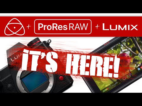 It’s Here!! ProRes RAW + LUMIX S1H + Atomos Ninja V!