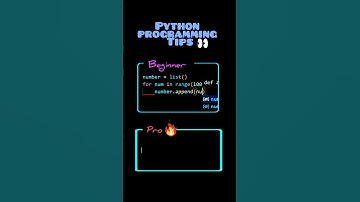 Python List For Loop 🔥 Beginner vs Pro | Python Tips & Tricks #Python #viral #shorts