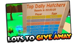 Legendary Pet Give Away! 44k Daily Eggs Hatched | Bubble Gum Simulator screenshot 5