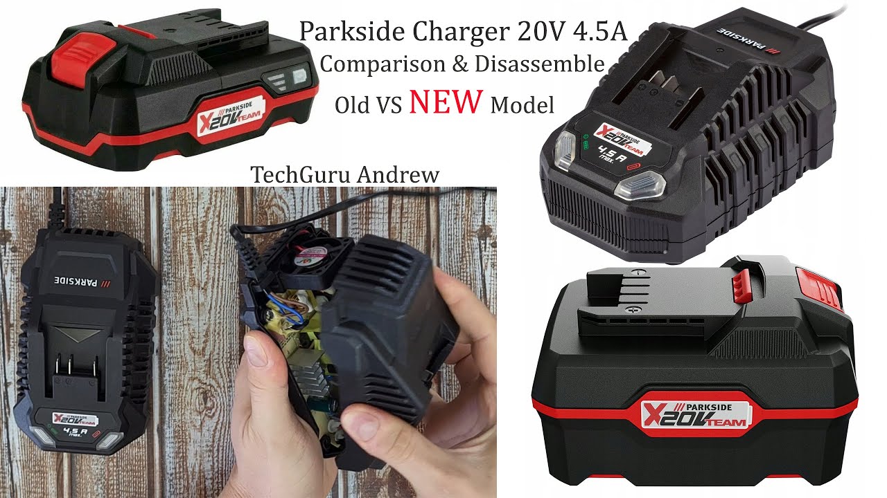 Charger Comparison Disassemble 20V YouTube & PLG C3 20 Parkside - 4.5A