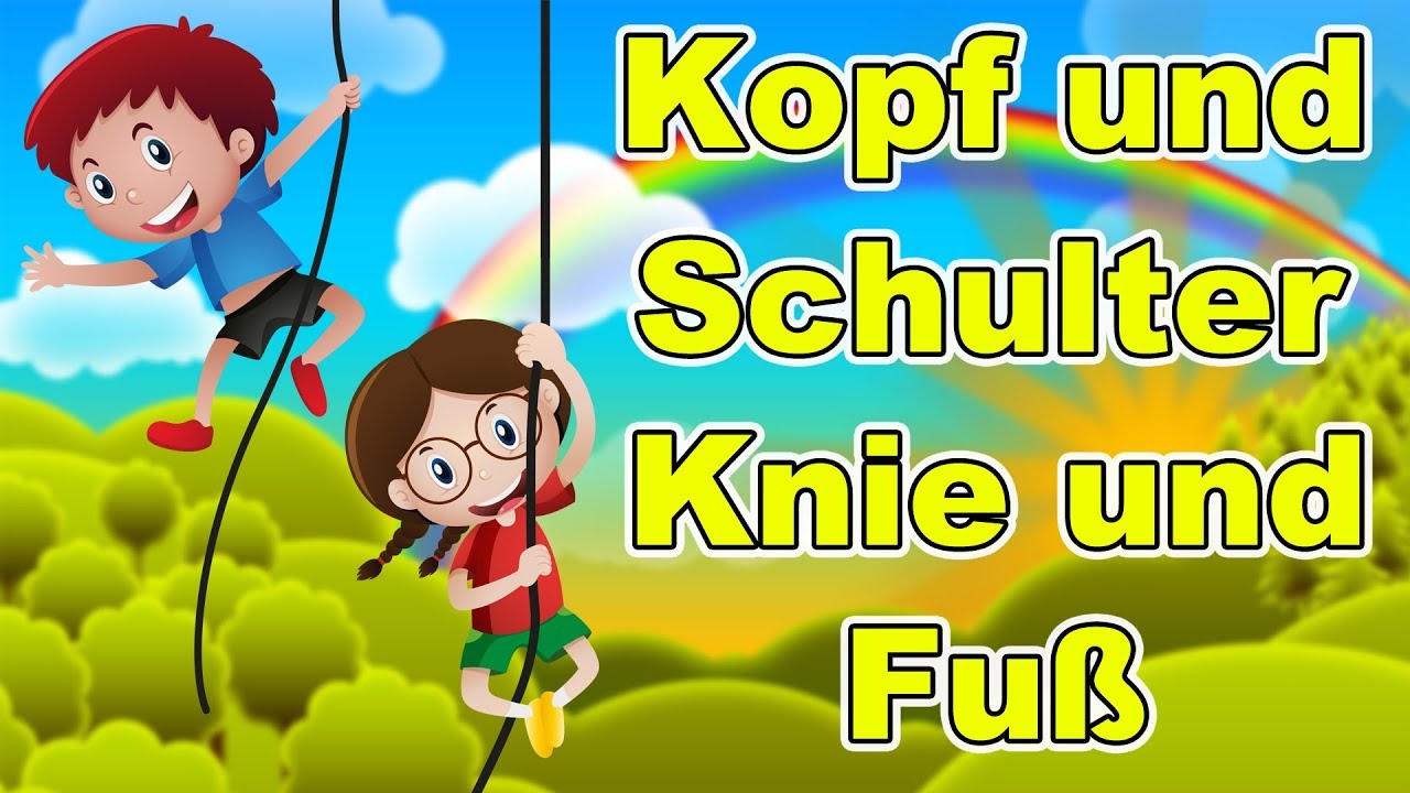 Von Kopf Bis Fuß Lied Kopf und Schulter Knie und Fuß - Kinderreime | Kinderlieder zum